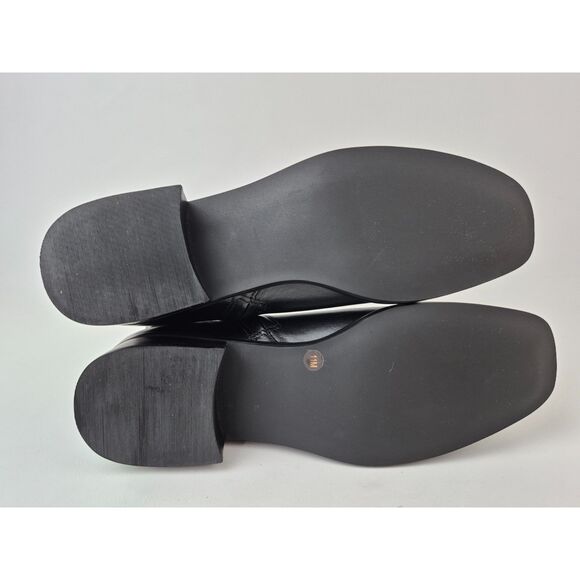 Tory Burch Women's Black Everly Leather Ankle Booties Size 11 M - Picture 6 of 7